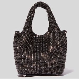 New Glamorous Encrusted Rhinestones High Quality Chain Cross Shoulder HandBag